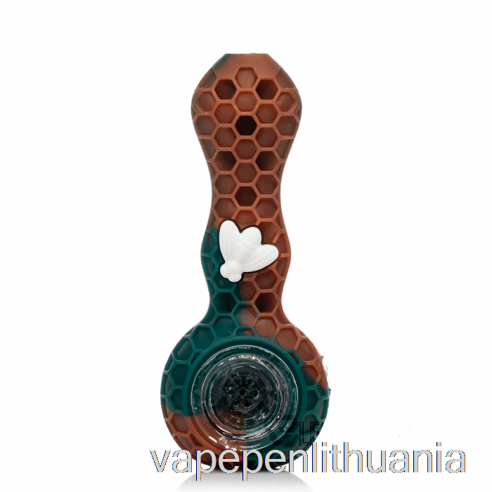 Stratus Bee Silikoninis šaukštas Bronzinis (ruda / žalsvai Melsva / Balta Bitė) Vape Skystis